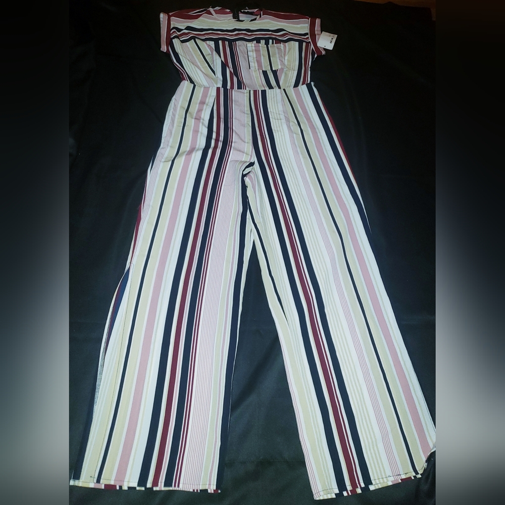 Enfocus Studio Multicolor Striped Jumpsuit